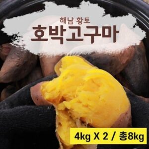 입소문이 끊이지 않는 23년 해남 햇 꿀고구마 4kg2박스  총8kg NO.1