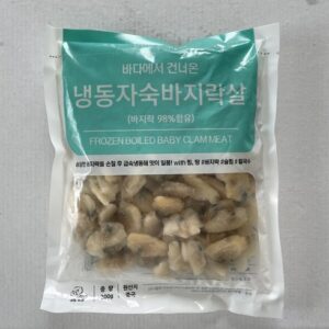 요즘 인기 국내산 순살 바지락살 200gX5팩 행복감up