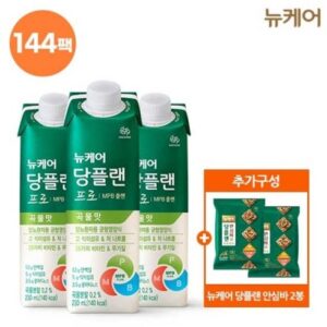 입소문이 끊이지 않는 뉴케어 당플랜 프로 호두맛 144팩  뉴케어 당플랜 안심바(36개입 행복감up