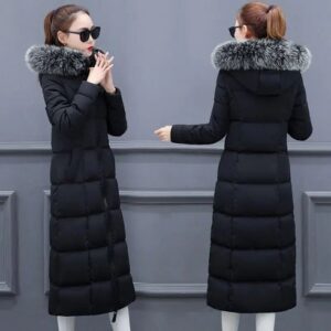SNS에서 난리난 달머튼 여성 후드 롱패딩 산뜻함UP