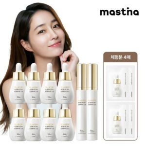 모두가 행복해지는 매스티나 화이트매스틱 6시간 기미관리 앰플 더블세트 산뜻함UP