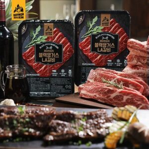 인플루언서 강추 블랙앵거스 LA갈비 400g x 7팩 산뜻함UP