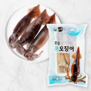 전국민 필수템 자연산 손질 통오징어 260gX7팩총 21마리 산뜻함UP