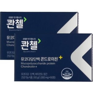 전국민 필수템 콴첼 뮤코다당 소연골 콘드로이친 12박스 산뜻함UP