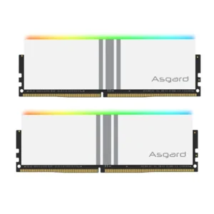 Asgard RAM PC DDR4 메모리, 데스크탑용 오버클러킹 성능, 8GB x 2, 3200MHz, 3600MHz, RGB RAM 폴라 화이트