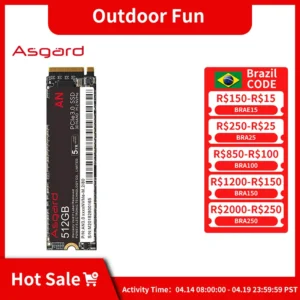 Asgard-M.2 SSD M2 512gb PCIe NVME 512GB 1TB 2TB 솔리드 스테이트 드라이브, 2280 노트북 캐시 용 내부 하드 디스크