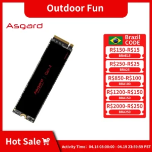 Asgard-M2 512Gb PCIe 4.0 Lite SSD NVME 512Gb 1Tb 2Tb 솔리드 스테이트 드라이브, 노트북 캐시 용 내부 하드 디스크