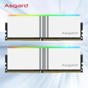 Asgard-RGB RAM DDR4 메모리 V5 시리즈 DDR4 RAM PC 메모리 16GBx2 3200MHz 3600MHz, 데스크탑용 폴라 화이트 오버클럭 성능