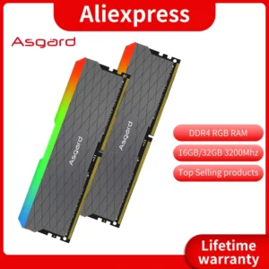 Asgard-데스크탑 메모리, DDR4 RAM RGB RAM PC W2 시리즈 RAM 16GB 32GB 3200MHz RGB DIMM, XMP 16gb 32gb 메모리 RAM DDR4