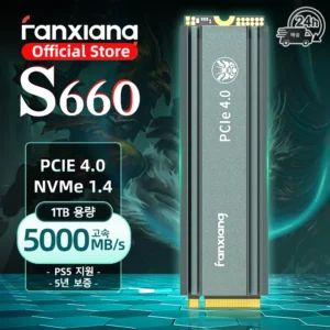 Fanxiang 내장 솔리드 스테이트 드라이브, S660 M.2 SSD, 500GB, 1TB, 2TB, 5000 MB/s, M.2 NVMe, PCIe4.0 x 4 SSD, PS5, 플레이스테이션 5, 데스크탑 PC용