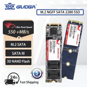 GUDGA M2 NGFF SATAIII SSD M.2 2280mm 512GB 1 테라바이트 2 테라바이트 4 테라바이트 128GB 256GB 내장 하드 디스크 HDD SATA 데스크탑 노트북 PC 하드 드라이브 디스크 컴퓨터 스토리지 액세서리 SSD 128gb 500gb 240gb