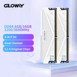 Gloway 메모리 램, PC 데스크탑용, 듀얼 채널 288 핀 UDIMM CL16 램, DDR4, 3200MHZ, 3600MHZ, 8GB, 16GB