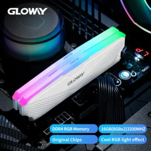 Gloway 듀얼 채널 메모리 데스크탑 램, 게임용 고성능 램, RGB 메모리, DDR4, 16GB, 8GB, 3200MHZ, 3600MHZ, UDIMM