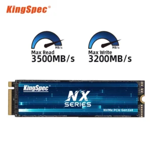 KingSpec 노트북 데스크탑용 SSD 솔리드 스테이트 드라이브, M2 NVME, 128GB, 256GB, 512GB, 1TB, 2TB, SSD 속도 3400 MB/s, M.2 PCIe 3.0 디스크 NVME