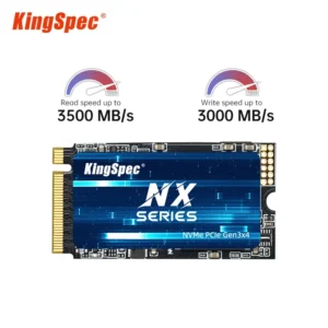 KingSpec 노트북용 내장 솔리드 스테이트 드라이브, M.2 NVMe PCIe 3.0 X4 SSD, 256GB, 1TB, 128GB, 512GB, 2242 PCIe 디스크