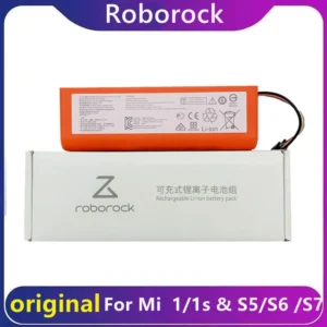 Roborock S5MAX S6MAXV S7 S75 청소 로봇 진공 청소기 부품에 적합한 정품 배터리, 14,4 V-5200mAh