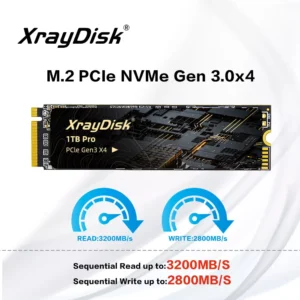 Xraydisk M2 NVMe SSD 고속 1 테라바이트 2 테라바이트 M.2 PCIe NVME Ssd 솔리드 스테이트 디스크 하드 드라이브 노트북 데스크탑