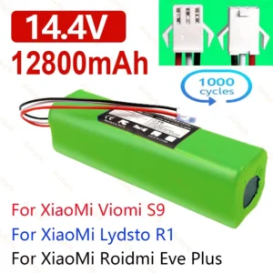 오리지널 Roidmi Eve Plus Viomi S9 충전식 리튬 이온 배터리