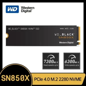 웨스턴 디지털 내장 솔리드 스테이트 디스크, WD SN850X, 1TB 2TB SSD, NVMe Gen4 PCIe M.2 2280 PCIe 4.0X4 드라이브, PS5 데스크탑 노트북용