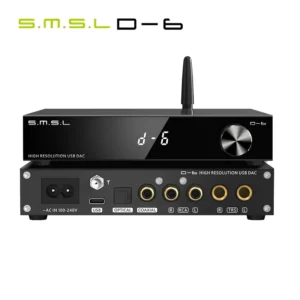 최고템 ​2024 요즘 sns에서 난리난 SMSL D-6 디코더 듀얼 Ak4493s Suport DSD512 PCM 768kHz/32Bit D6 DAC 블루투스 5.1 SBC/AAC/APTX/APTX HD/LDAC 원격 제어  리뷰 최다로 엄선된 최고의 제품을 소개합니다. ? 상위랭킹인 이유는