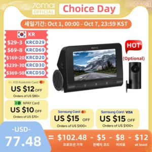 다양하게 활용 가능한 ​2024&nbsp;요즘 sns에서 난리난 70mai 4K 대시 캠 A810 울트라 HD 내장 GPS ADAS 자동 레코드 150FOV 모션 감지 70mai A810 4G 자동차 DVR 지지대 후면 캠&nbsp; 리뷰 최다로 엄선된 최고의 제품을 소개합니다. 특가하라