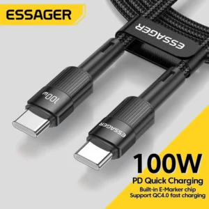 최고템 ​2024&nbsp;요즘 sns에서 난리난 Essager 100W C to C 타입 케이블&nbsp; 리뷰 최다로 엄선된 최고의 제품을 소개합니다. 신상 특가전