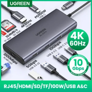 좋아하는 이유는? ​2024&nbsp;요즘 sns에서 난리난 UGREEN USB C 허브&nbsp; 리뷰 최다로 엄선된 최고의 제품을 소개합니다. 상품 총출동