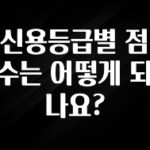 모두가 궁금해 했던 신용등급별 점수는 어떻게 되나요? 30초면 확인 가능합니다