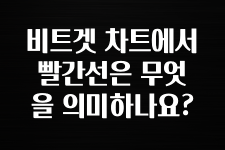 정보 대박 비트겟 차트에서 빨간선은 무엇을 의미하나요? 바로공개합니다