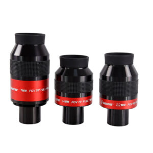 인기 넘치는 앵글레이즈 70 ° FMC 7/14/22mm 1.25” 플랫 필드 자동 초점 초광각 접안 렌즈 고출력 천문 망원경 액세서리 실간 리뷰