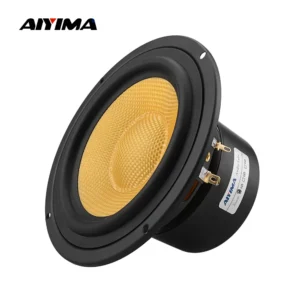 대박소식 AIYIMA-5.25 인치 오디오 스피커 4 8 Ohm 100W 중저음 스피커 컬럼 우퍼 유리섬유 콘 홈 시어터 책장 DIY 핫한 정보입니다