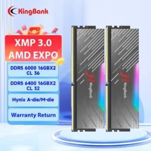 설레는 이유는 “이거” KingBank 브랜드 시리즈 DDR5 RGB RAM 메모리 잠깐 확인해보세요