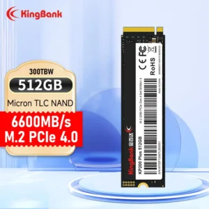 핫한행사 M2 SSD NVMe KP200 Plus 512GB M.2 PCIe 4.0 하드 드라이브 2280 노트북 데스크탑 용 내부 솔리드 스테이트 디스크 6600 메가바이트/S 마이크론 칩 실간 리뷰