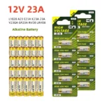 집에 하나쯤은 꼭 두고 싶은 12V 23A 배터리 23GA A23S E23A EL12 MN21 V23GA GP23A LRV08 초인종 원격 제어 전기 장난감 A23 알카라인 배터리 팩 실간 리뷰