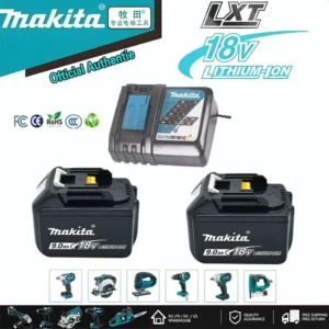 실시간으로 뜸! 새로운 Makita 18V 9AH/6AH/5AH 배터리 BL1860B BL1850 BL1830 BL1815 LXT400 용 충전식 리튬 이온 리튬 이온 배터리 충전기 업데이트된 소식입니다