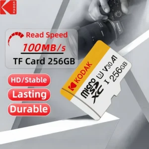 올해 베스트 Kodak SD 카드 고속   64GB 128GB 256GB 클래스 10 SD 카드 512GB 대용량 SDXC V30 4K HD 카메라 메모리 카드 도매 지금 소개할게요