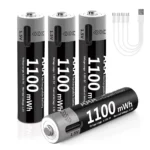 일단 저장해야하는 MATOV USB 리튬이온 AAA 충전식 배터리 AAA 1.5V 1100mWh 리튬 배터리 4-in-1 USB 케이블 포함 장난감 카메라 손전등 30초면 확인 가능합니다