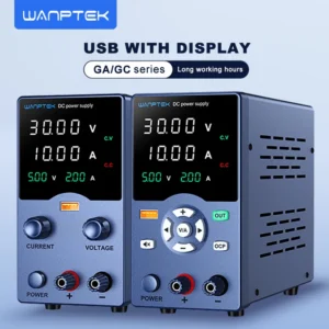 최저가만 선정 Wanptek DC 실험실 전원 공급 장치 USB 출력 디스플레이가 있는 조정 가능한 30V 60V 120V 조정 가능한 규제 실험실 벤치 전원 공급 장치 업데이트된 소식입니다