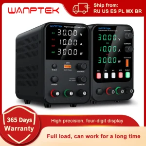인스타 정보 Wanptek 실험실 전원 공급 장치 30V 5A 30V 10A 60V 5A 120V 3A USB 고속 충전 레귤레이터로 조정 가능 DC 전원 공급 장치 1분이면 확인가능 합니다