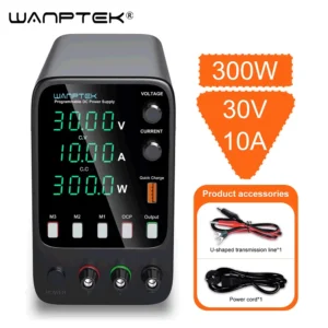 망설이지말고 Wanptek 조절식 DC 전원 공급기 30V 10A 60V 5A 연구실 벤치 전원 출처 안정된 전원 공급 전압 조절기 스위치 120V 실사용 후기