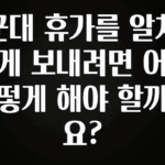역대급 라인업 군대 휴가를 알차게 보내려면 어떻게 해야 할까요? 확인하시죠