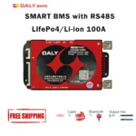 간단소식 데일리 스마트 BMS 4S 7S 8S 10S 16S 20S 24S 12V 24V 48V 100A Lifepo4 리튬 이온 3.2V 3.7V 배터리 스마트 BMS RS485 CANBUS 병렬 BMS 리뷰 해보겠습니다