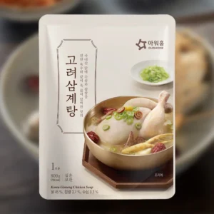 혜자소식 떳다 아워홈 진한 고려삼계탕 800g 1개 실온보관 국내산 영계 1분이면 확인가능 합니다