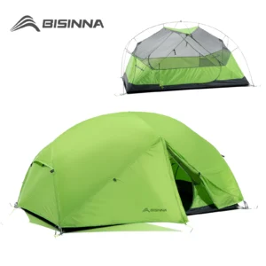 주간 핫 2025 요즘 sns에서 난리난 BISINNA 2인 초경량 캠핑 텐트 20D 380T 나일론 더블 레이어 방수 배낭 텐트  리뷰 최다로 엄선된 최고의 제품을 소개합니다.