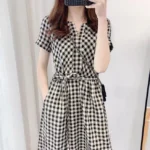 요즘 “다” 여기서 한대 체크원피스 관심이 뜨겁습니다