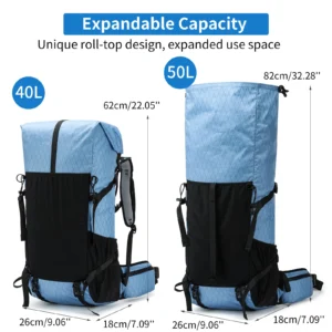 바로클릭 2025&nbsp;요즘 sns에서 난리난 40리터 ‌ 초경량 하이킹 배낭 트레킹 캠핑 및 체육관용 조절 가능한 롤탑 배낭 – 방수 트레일 데이팩 1160g&nbsp; 리뷰 최다로 엄선된 최고의 제품을 소개합니다.