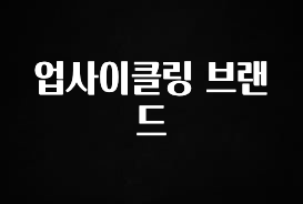 혹시 찾고계셨나요? 업사이클링 브랜드 리뷰 해보겠습니다
