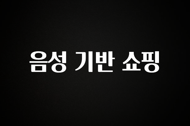 올해 이것모르면 손해 음성 기반 쇼핑 전해드립니다