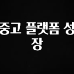 종.결.판 중고 플랫폼 성장 한 번에 알려드립니다